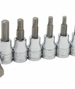 Kobalt Driver Sockets & Sets 7-Piece 3/8-in Drive Set Hex Bit Standard (SAE) Driver Socket Set