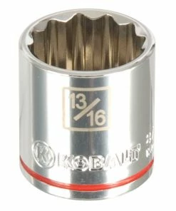 Kobalt Sockets & Socket Sets Standard (SAE) 3/8-in Drive 12-point 13/16-in Shallow Socket