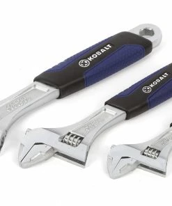 Kobalt Household Tool Sets 3-Piece Adjustable Wrench Set