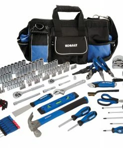 Cheap Kobalt Store 17 Kobalt Household Tool Sets 230-Piece Household Tool Set with Soft Case