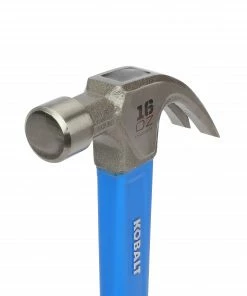 Kobalt Hammers 16-oz Smoothed Face Steel Head Fiberglass Claw Hammer -Cheap Kobalt Store 04362472