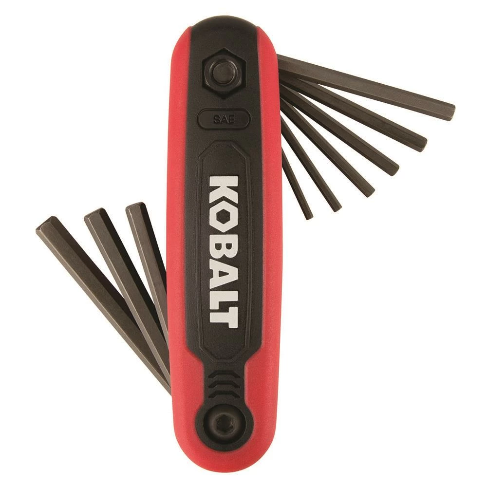 Kobalt Hex Keys & Torx Keys 9-key Standard (Sae) Folding Hex Key Set 3 Kobalt Hex Keys & Torx Keys 9-key Standard (Sae) Folding Hex Key Set - Image 3