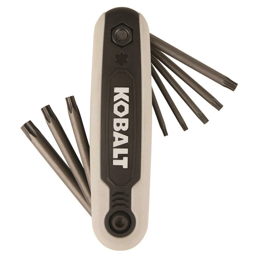 Kobalt Hex Keys & Torx Keys 8-key Folding Torx Key Set 1 Kobalt Hex Keys & Torx Keys 8-key Folding Torx Key Set