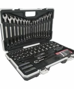Kobalt Mechanics Tool Sets Universal 115-Piece Standard (SAE) and Metric Combination Matte Mechanics Tool Set (1/4-in; 3/8-in) -Cheap Kobalt Store 05028176