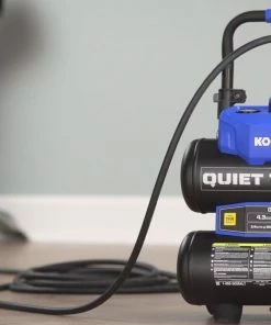 Kobalt Air Compressors Quiet Tech 4.3-Gallon Single Stage Portable Electric Twin Stack Air Compressor 9 Kobalt Air Compressors Quiet Tech 4.3-Gallon Single Stage Portable Electric Twin Stack Air Compressor -Cheap Kobalt Store 07733203