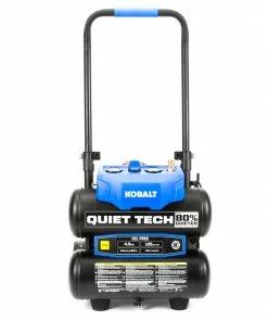 Kobalt Air Compressors Quiet Tech 4.3-Gallon Single Stage Portable Electric Twin Stack Air Compressor 10 Kobalt Air Compressors Quiet Tech 4.3-Gallon Single Stage Portable Electric Twin Stack Air Compressor -Cheap Kobalt Store 07752313