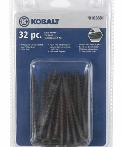 Kobalt Slatwall & Rail Storage Systems 32-Piece 2.5-in Black Phosphate Steel Multipurpose Accessory Kit -Cheap Kobalt Store 07786082