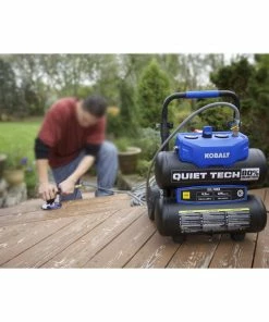 Kobalt Air Compressors Quiet Tech 4.3-Gallon Single Stage Portable Electric Twin Stack Air Compressor 11 Kobalt Air Compressors Quiet Tech 4.3-Gallon Single Stage Portable Electric Twin Stack Air Compressor -Cheap Kobalt Store 07852115