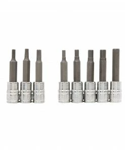 Kobalt Driver Sockets & Sets 42-Piece 3/8-in Drive Set Hex; Torx; Phillips; Flathead Bit Standard (SAE) and Metric Combination Driver Socket Set -Cheap Kobalt Store 07938504 scaled