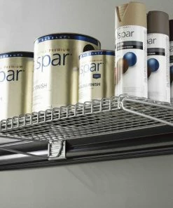 Kobalt Slatwall & Rail Storage Systems K-Rail24-in Gray Steel Multipurpose Shelf -Cheap Kobalt Store 08145132 scaled