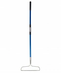 Kobalt Garden Rakes 54-in L Fiberglass-Handle Steel Garden Rake