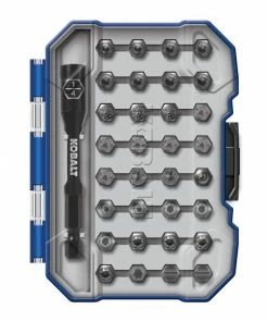 Kobalt Screwdriver Bits 1-in #2 Phillips/#8 Slotted Set High-speed Steel Hex Shank Screwdriver Bit Set (33-Piece)