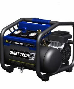 Kobalt Air Compressors QUIET TECH 2-Gallon Single Stage Portable Electric Hot Dog Air Compressor