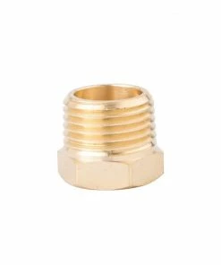 Kobalt Air Compressor Fittings NPT Brass Bushing Adapter 1/2-in (M) x 1/4-in (F) -Cheap Kobalt Store 08614860