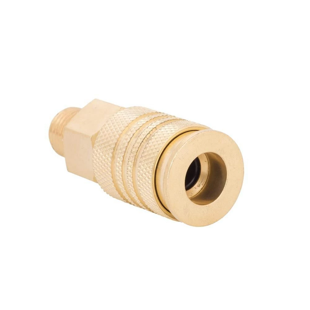 Kobalt Air Compressor Fittings Brass NPT Coupler (M) 1/4-in Universal 6 Kobalt Air Compressor Fittings Brass NPT Coupler (M) 1/4-in Universal - Image 6