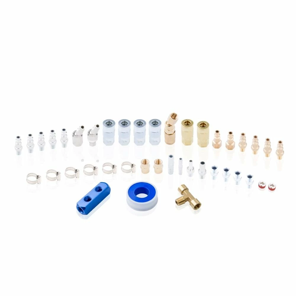 Kobalt Air Compressor Fittings 42-pc Job Site Air Fittings Kit 1 Kobalt Air Compressor Fittings 42-pc Job Site Air Fittings Kit