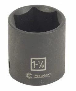 Kobalt Impact Sockets & Impact Socket Sets Standard (SAE) 1/2-in Drive 1-1/8-in 6-Point Impact Socket