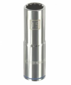 Kobalt Sockets & Socket Sets Metric 1/2-in Drive 12-point 15-mm Deep Socket