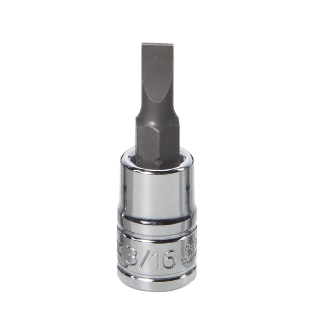 Kobalt Driver Sockets & Sets 1/4-in Drive 3/16-in Flathead Bit Flat Driver Socket 1 Kobalt Driver Sockets & Sets 1/4-in Drive 3/16-in Flathead Bit Flat Driver Socket