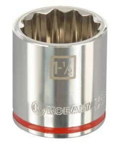 Kobalt Sockets & Socket Sets Standard (SAE) 1/2-in Drive 12-point 1-1/2-in Shallow Socket -Cheap Kobalt Store 099198852805xl