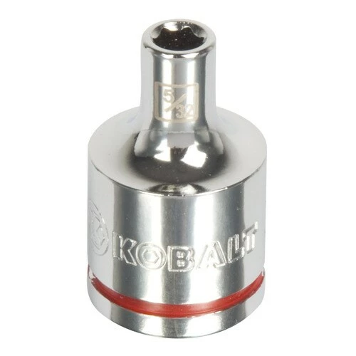 Kobalt Sockets & Socket Sets Standard (SAE) 3/8-in Drive 6-point 5/32-in Shallow Socket 5 Kobalt Sockets & Socket Sets Standard (SAE) 3/8-in Drive 6-point 5/32-in Shallow Socket - Image 5