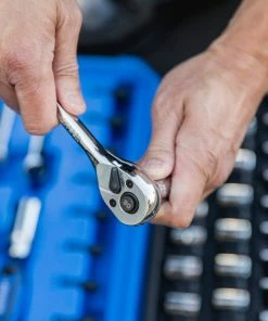 Kobalt Mechanics Tool Sets 19-Piece Metric Polished Chrome Mechanics Tool Set (3/8-in) -Cheap Kobalt Store 09963213 scaled