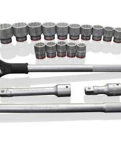 Kobalt Mechanics Tool Sets 3/4-in Drive 20-Piece Standard (SAE) Matte Mechanics Tool Set -Cheap Kobalt Store 10421573