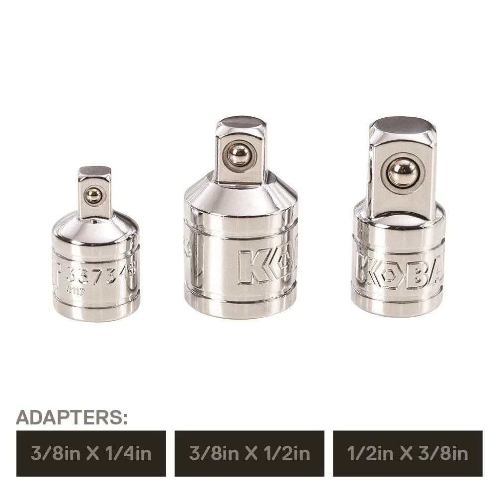 Kobalt Socket Adapters 3-Piece Socket Adapter Set 3 Kobalt Socket Adapters 3-Piece Socket Adapter Set - Image 3