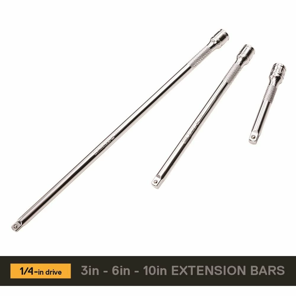 Kobalt Socket Extensions 3-Piece 1/4-in Drive Set Socket Extension 2 Kobalt Socket Extensions 3-Piece 1/4-in Drive Set Socket Extension - Image 2