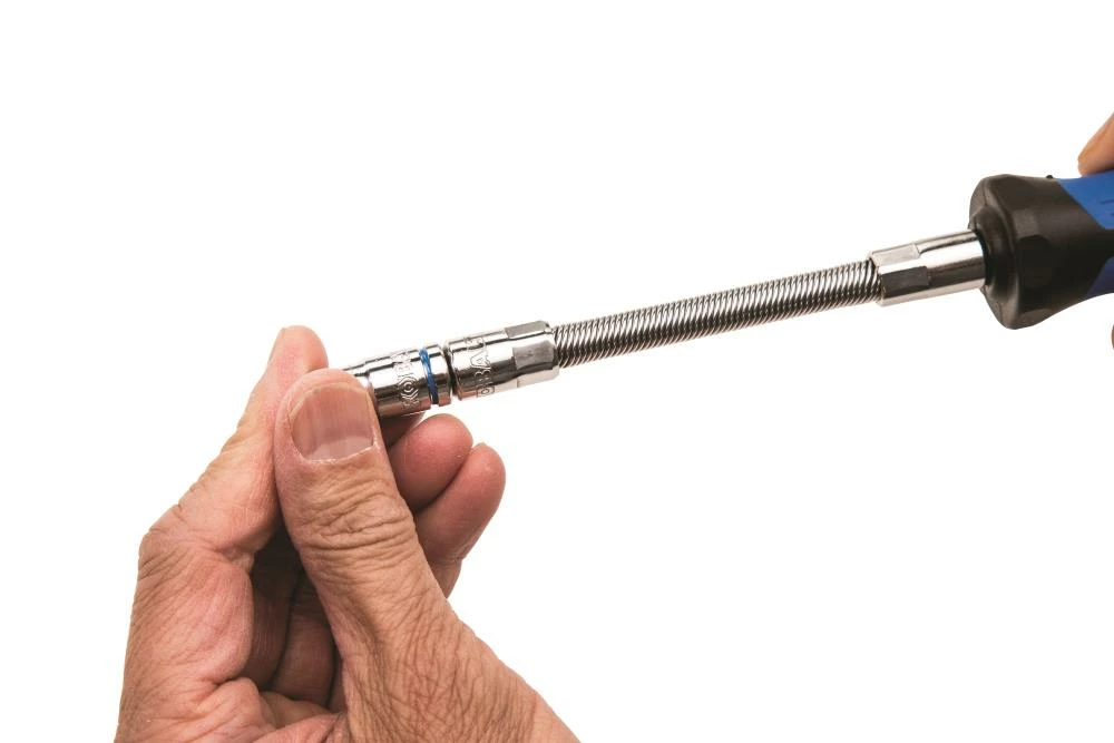 Kobalt Drive Tool & Socket Accessories 1/4-in Spinner Handle with Flexible Shaft 6 Kobalt Drive Tool & Socket Accessories 1/4-in Spinner Handle with Flexible Shaft - Image 6