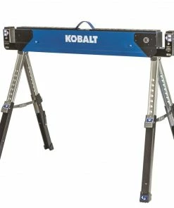 Kobalt Saw Horses 42-in W x 32-in H Adjustable Steel Saw Horse (1100-lb Capacity)