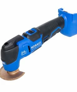 Kobalt Oscillating Tool Kits 18-Piece Brushless 24-volt Max Variable Speed Oscillating Multi-Tool Kit with Soft Case -Cheap Kobalt Store 11384245