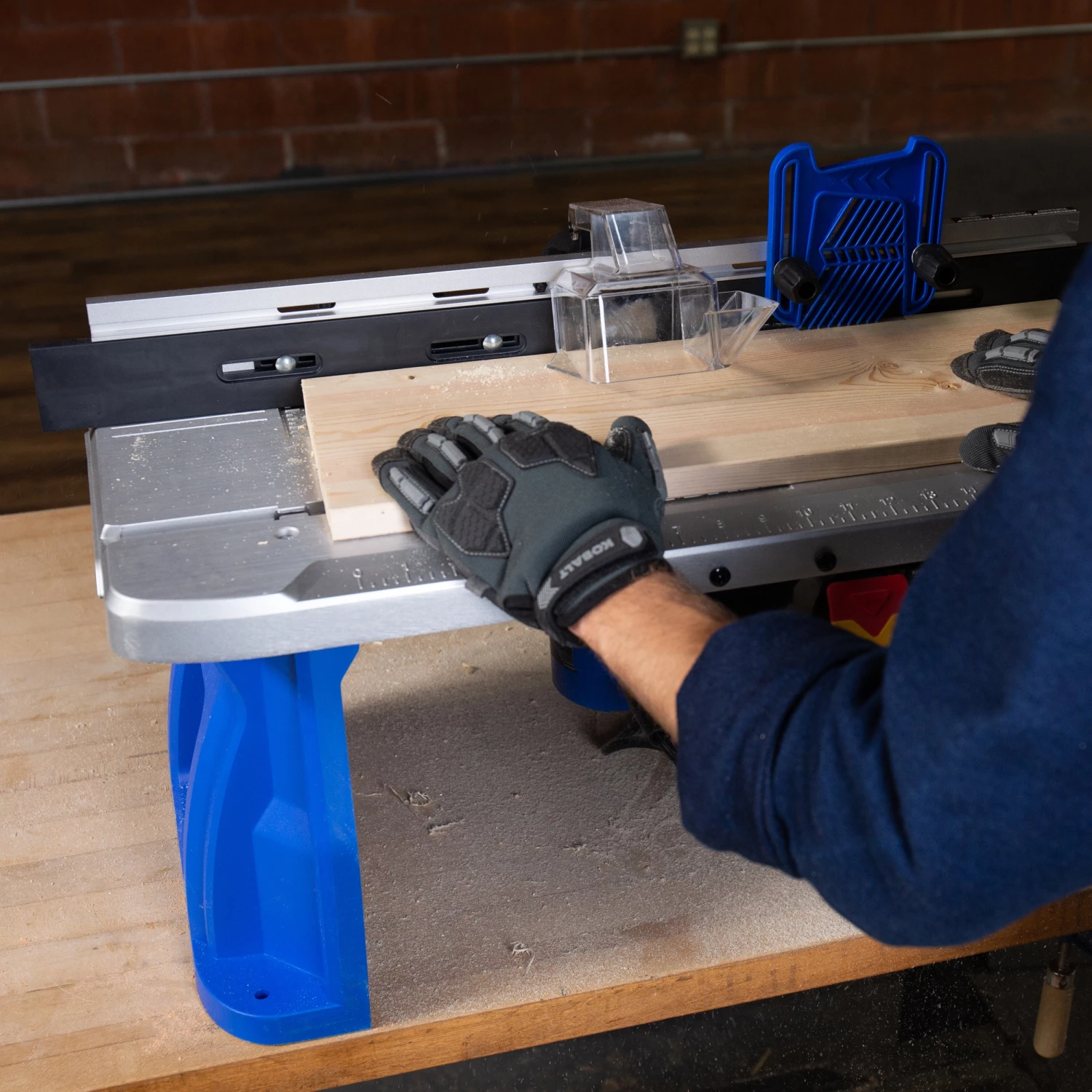 Kobalt Routers 1/4-in and 1/2-in-Amp Fixed Corded Router Table and (Tool Only) 9 Kobalt Routers 1/4-in and 1/2-in-Amp Fixed Corded Router Table and (Tool Only) - Image 9