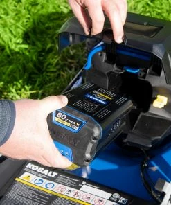 Kobalt Cordless Electric Push Lawn Mowers 80-Volt Max Brushless 21-in Push Cordless Electric Lawn Mower (Battery Not Included) -Cheap Kobalt Store 11563117