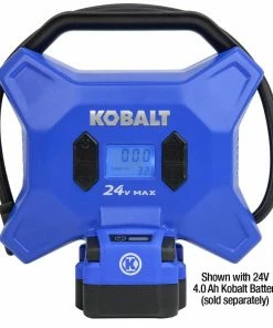 Kobalt Air Inflators Kobalt 24 Volt cordless high pressure inflator 24-Volt Lithium Ion (Li-Ion) Air Inflator (Power Source: Battery) -Cheap Kobalt Store 11621568