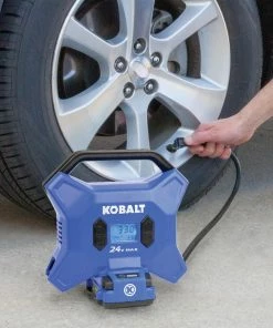 Kobalt Air Inflators Kobalt 24 Volt cordless high pressure inflator 24-Volt Lithium Ion (Li-Ion) Air Inflator (Power Source: Battery) -Cheap Kobalt Store 11621570