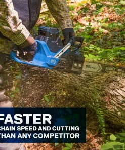 Kobalt Cordless Electric Chainsaws 80-Volt Max 18-in Brushless Cordless Electric Chainsaw 5 Ah (Battery & Charger Included) -Cheap Kobalt Store 12049906