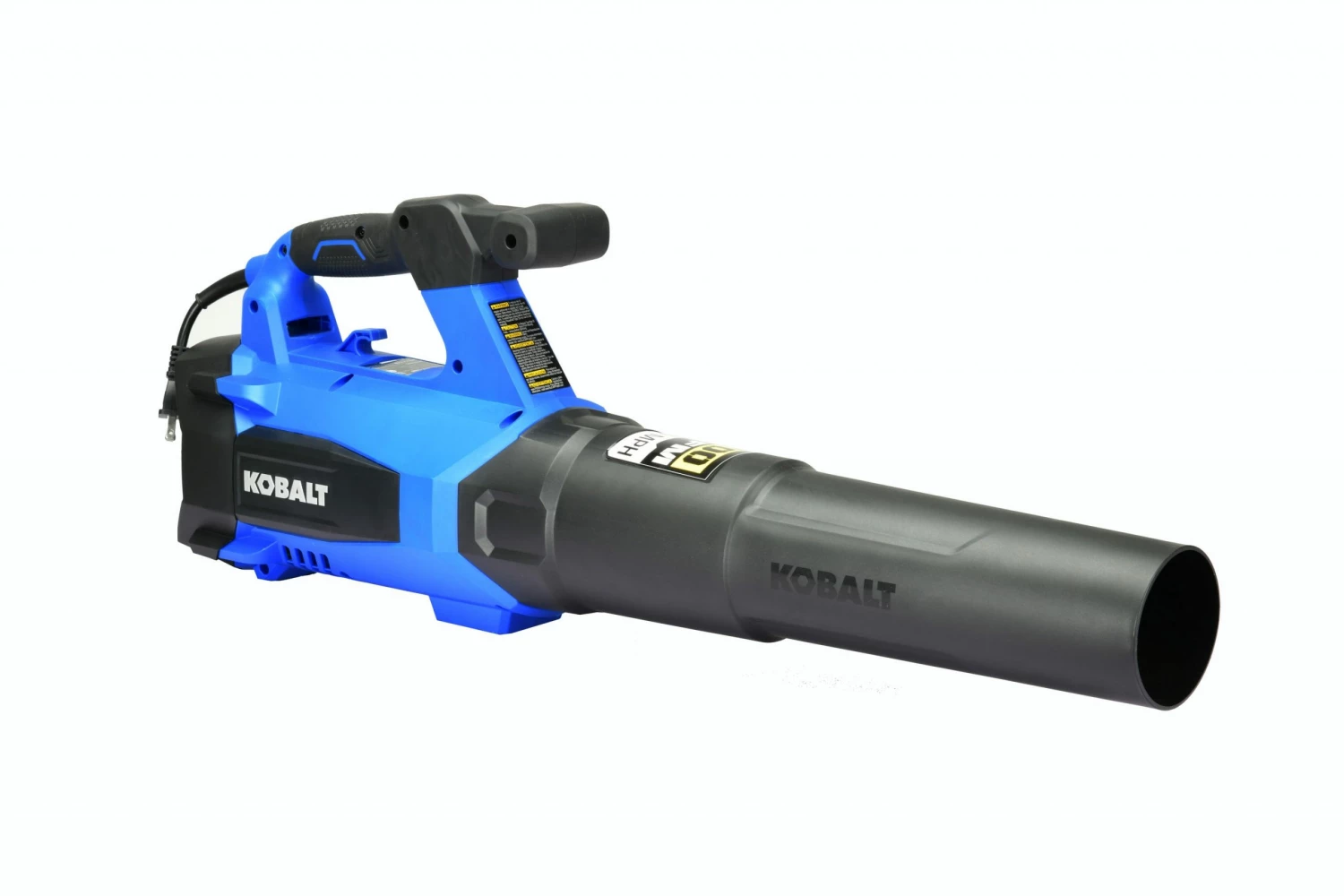 Kobalt Corded Electric Leaf Blowers 12-Amp 700-CFM 115-MPH Corded Electric Leaf Blower 4 Kobalt Corded Electric Leaf Blowers 12-Amp 700-CFM 115-MPH Corded Electric Leaf Blower - Image 4