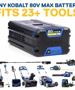 Kobalt Cordless Electric Chainsaws 80-Volt Max 18-in Brushless Cordless Electric Chainsaw 5 Ah (Battery & Charger Included) -Cheap Kobalt Store 12158301