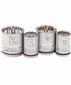 Kobalt Mechanics Tool Sets 40-Piece Standard (SAE) and Metric Combination Polished Chrome Mechanics Tool Set (3/8-in) -Cheap Kobalt Store 12257517