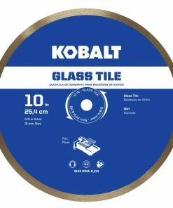 Kobalt Diamond Saw Blades 10-in Wet Glass Diamond Saw Blade
