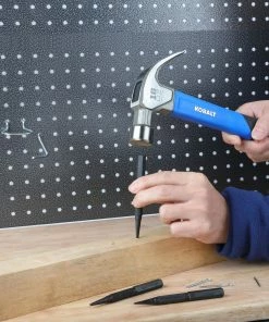 Kobalt Hammers 16-oz Smoothed Face Steel Head Fiberglass Claw Hammer -Cheap Kobalt Store 12472336 scaled