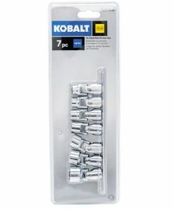 Kobalt Sockets & Socket Sets 7-Piece Metric 3/8-in Drive 12-point Set Shallow Socket Set 7 Kobalt Sockets & Socket Sets 7-Piece Metric 3/8-in Drive 12-point Set Shallow Socket Set -Cheap Kobalt Store 15100962