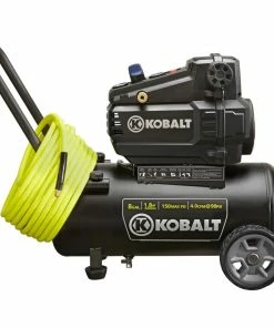 Kobalt Air Compressors 8-Gallon Single Stage Portable Electric Horizontal Air Compressor -Cheap Kobalt Store 15104716