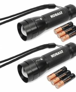 Kobalt Flashlights 300-Lumen LED Flashlight (Battery Included)
