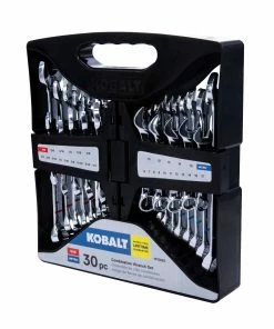 Kobalt Combination Wrenches & Sets 30-Piece Set 12-point Standard (SAE) and Metric Combination Standard Combination Wrench Set -Cheap Kobalt Store 15484716 scaled