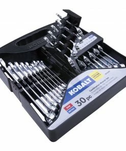 Kobalt Combination Wrenches & Sets 30-Piece Set 12-point Standard (SAE) and Metric Combination Standard Combination Wrench Set -Cheap Kobalt Store 15484717 scaled