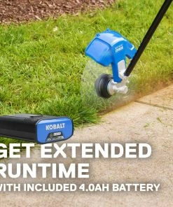 Kobalt Cordless Electric String Trimmers 40-Volt Max 16-in Straight Cordless String Trimmer with Attachment Capable and (Battery Included) 27 Kobalt Cordless Electric String Trimmers 40-Volt Max 16-in Straight Cordless String Trimmer with Attachment Capable and (Battery Included) -Cheap Kobalt Store 15728282