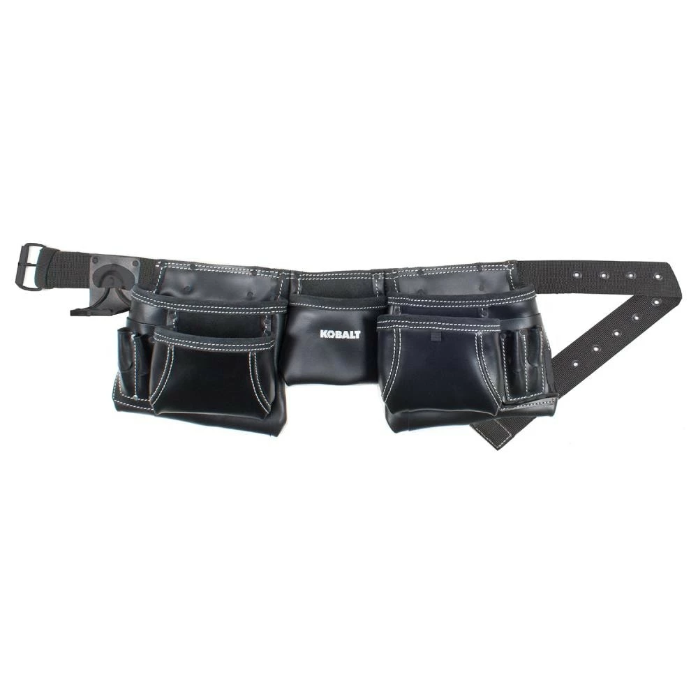 Kobalt Tool Belts General Construction Leather Tool Apron 1 Kobalt Tool Belts General Construction Leather Tool Apron