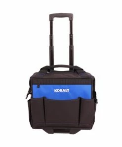 Kobalt Tool Bags Blue Black Polyester 14-in Rolling Tool Bag